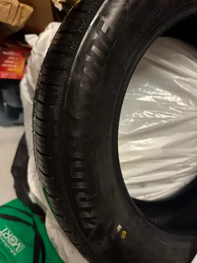 Brand new Bridgestone tires. Got a new car and already have all seasons for it. These were taken off...