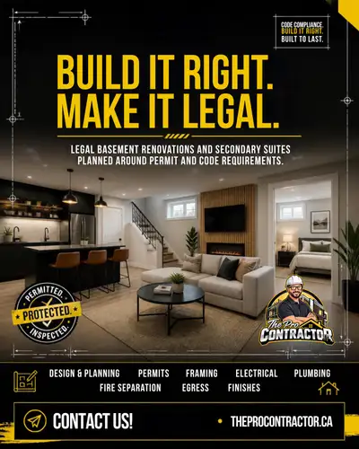 Legal Basement Renovations | GTA, View more