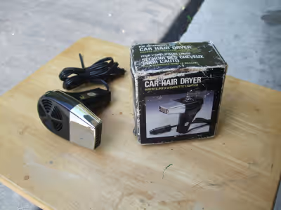 2 NEW CAR HAIR DRYERS INSERTS INTO A CIGARETTE LIGHTER