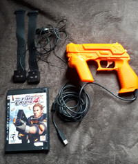 PS3 Light Gun and Time Crisis 4 with Sensors