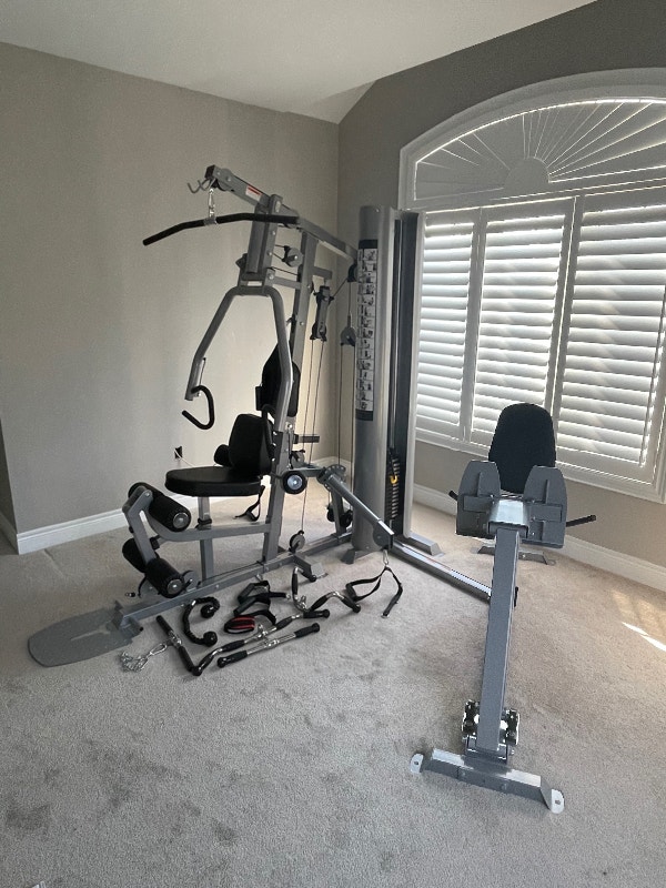 French Fitness X4 Home Gym System W/Leg Press Exercise Equipment