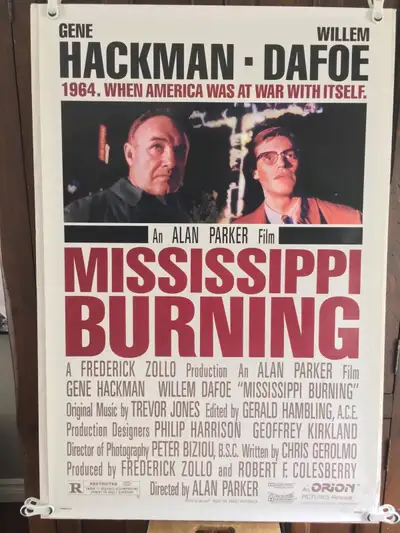 “Mississippi Burning” (1988) Original Movie Poster, View more