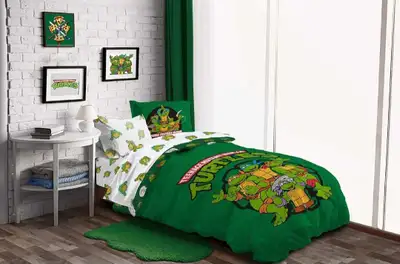 Jay Franco Nickelodeon Teenage Mutant Ninja Turtles Green Bri..., View more