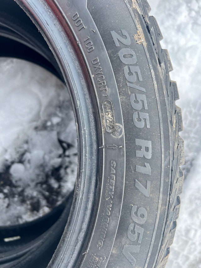 205/55R17 ( 2 tires only) in Tires & Rims in Calgary