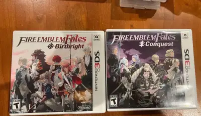 Fire Emblem Fates Birthright and Fire Emblem Fates Conquest 3DS Games Birthright and Fates Conquest....