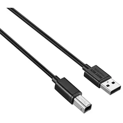 Best Buy Essentials 6ft. USB-A to USB-B Cable. Connect Printer,, View more
