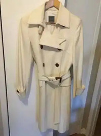Ladies Marc Aurel double-breasted lined coat $150 size 36 Medium