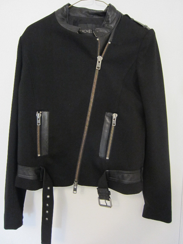 Rachel Zoe Blazer Jacket Freda Leather Trim Size M in Women's - Tops & Outerwear in City of Toronto - Image 3