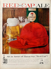 1959 Red Cap Ale Original Ad