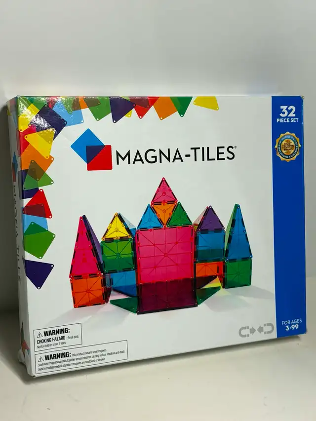 Magna-Tiles Classic 32 Piece Set in Toys & Games in Oakville / Halton Region - Image 2