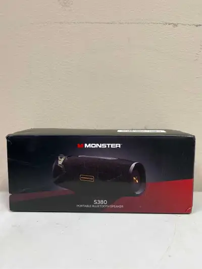 New Monster 20 hour BluetoothSpeakers 40W. Model s380. Retail $1, View more