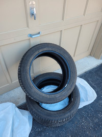 2 old 215/55 R17 tires from a Nissan altima