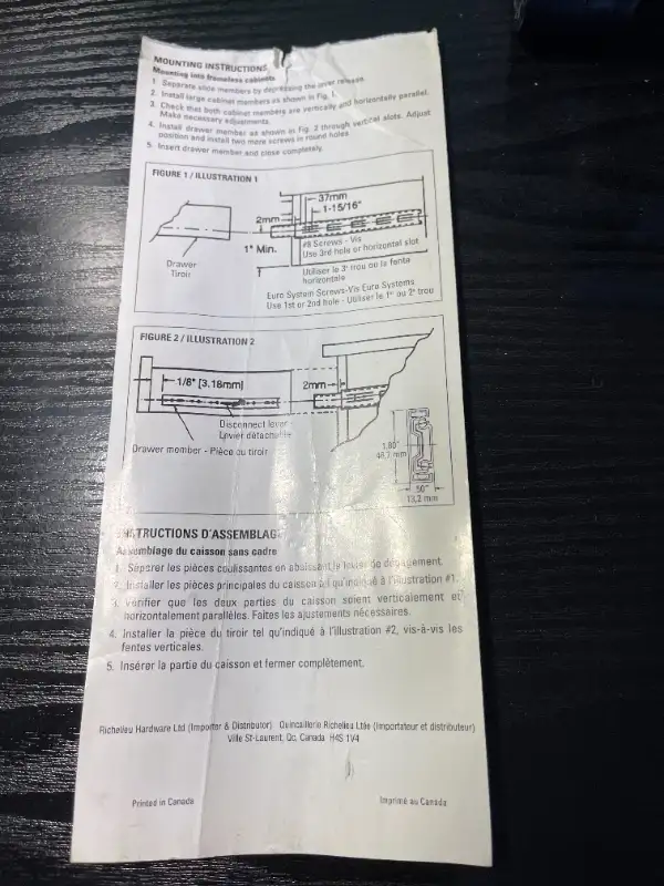 Accuride Drawer Slide 14", 16" in Other in City of Montréal - Image 11