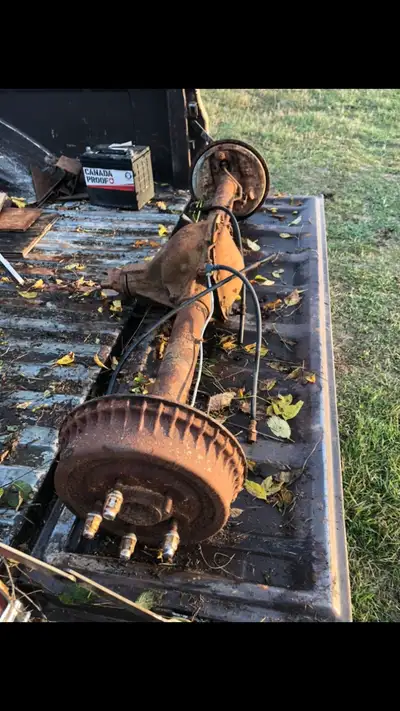 Have a rearend out of a 2wd Chevrolet S10 truck. Not sure ratio and non-posi. Narrow for hot rod pro...