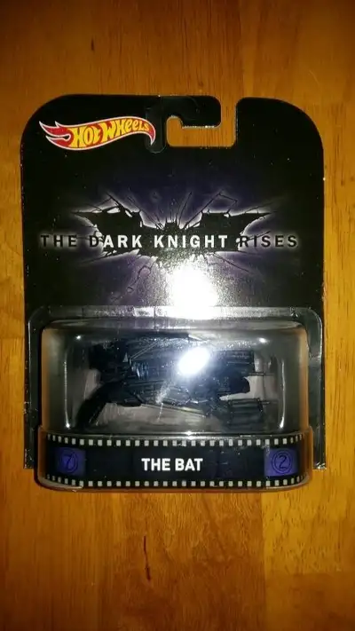 I have for sale a brand new Hot Wheels Retro Entertainment The Dark Knight Rises The Bat!!! If you h...