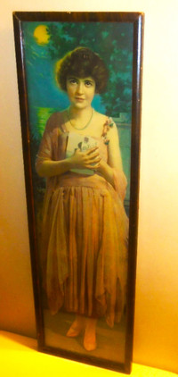 Antique Pompeian Beauty Panel Print  Margurite Clark  Actress