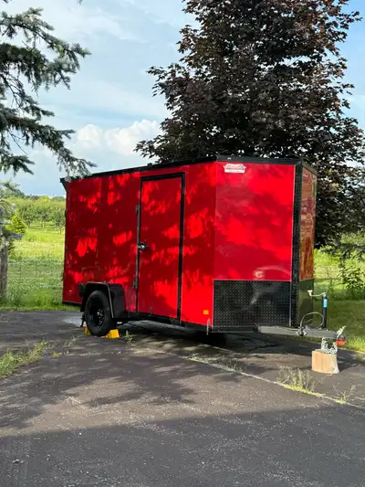 Cargo Trailer Purchased in 2025 Mint condition Brand new