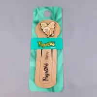 Bee Bookmark Pegazoo “Bisby” Made In Canada From Real Maple Wood