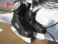 Junior BAUER NEXUS 55 Ice Hockey Skates Size 2 R VGC