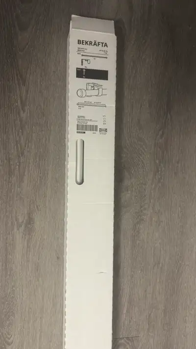 IKEA BEKRÄFTA Curtain Rod Set (2 Sets) - White, View more