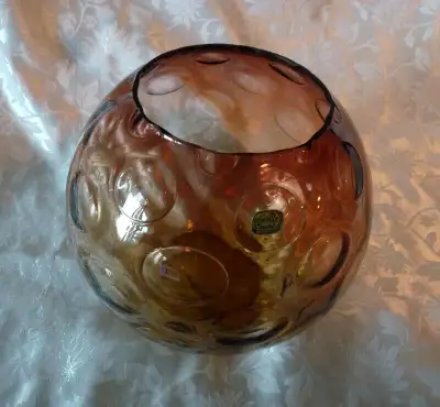 Vintage Bohemia Glass Vase, View more