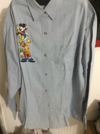 Vintage Disney women’s button down character shirt