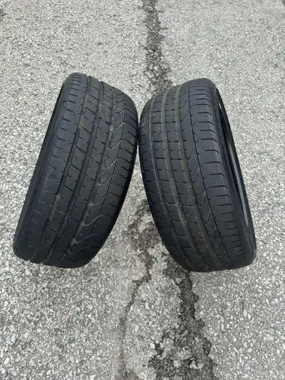 (TWO ONLY) 235/35/20 Inch Pirelli PZero Summer Tires. FITS: Tesla Model 3, Lexus IS F | RC, Volvo S6...