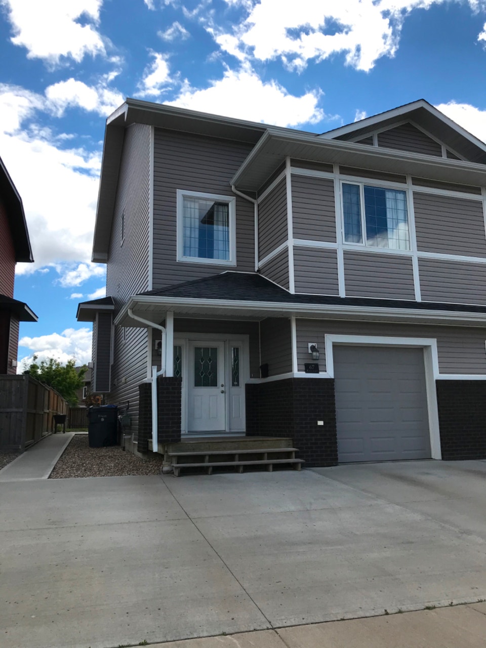 3 Bedroom duplex with attached garage and fenced yard 1