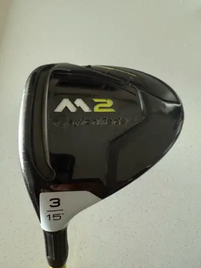 Left handed putter Taylormade Monza Corsa Rosa $125 Taylormade M2 3 wood with aftermarket stiff shaf...