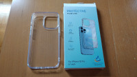 Clear Crystal Hardshell Phone Case for iPhone 13 Pro – NEW