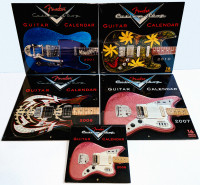 Fender Custom Shop Guitar Calendars NEW SEALED