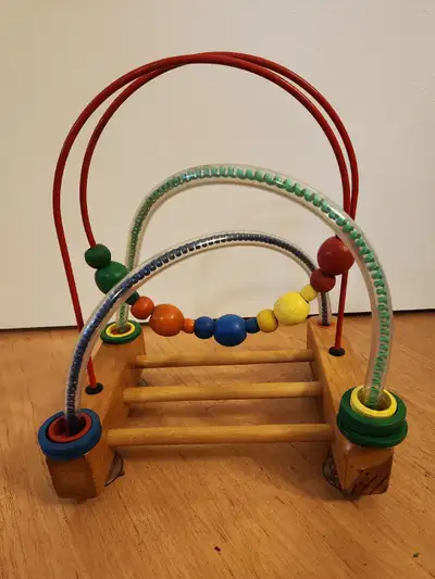 Wooden Bead & Ball Baby Toy, View more