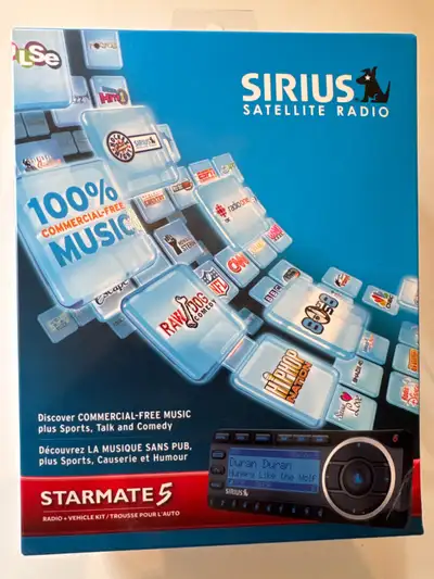 Tune into your favourite Sirius Satellite radio stations on the go with either this portable Sirius...