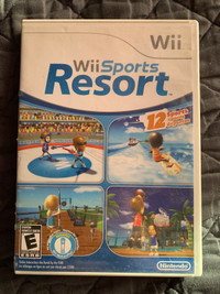 Wii Sports Resort for Nintendo Wii. Compete with case and manual