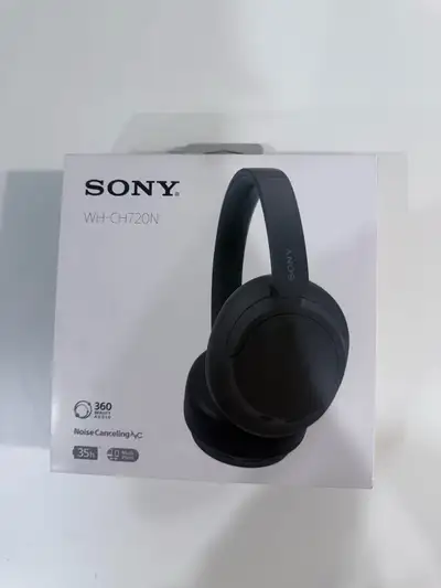 Experience superior sound with these brand new Sony WH-CH720N noise-canceling headphones in their or...