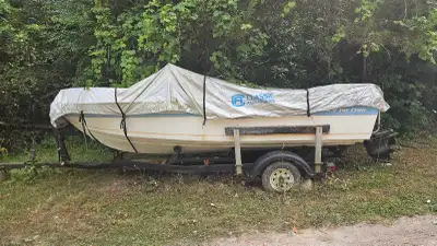 18 Foot Boat and Trailer , View more