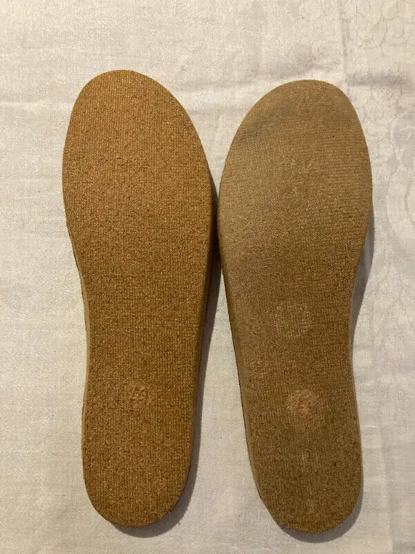 NAOT WOMENS 41 10 REPLACEMENT FOOTBEDS Suede Cork Insoles in Women's - Shoes in Calgary - Image 3