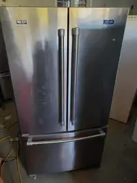 MAYTAG 36 w fridge bottom freezer stainless steel