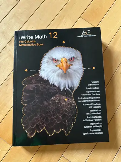 Pre - Calculus Mathematics Book (advance math 30-1) by AVP, View more