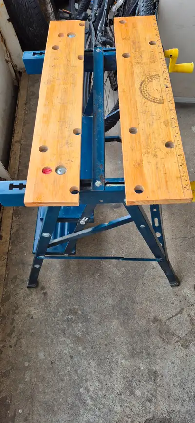 WORKBENCH/ WORK TABLE IN VERY GO CONDITION $50, View more