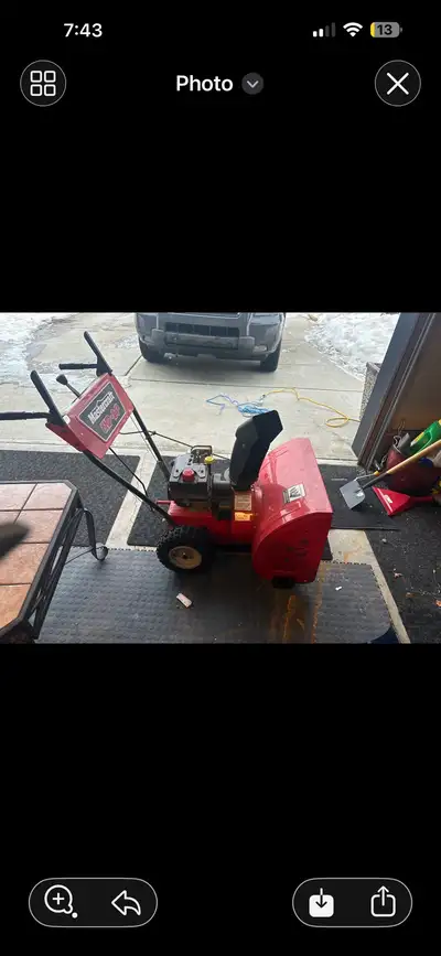 Mastercraft Snow blower, View more