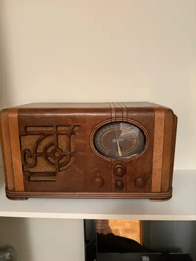 antique Marconi radio., View more