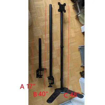Body Solid Extra Tall for Monitor TV Desk Mount Desktop Arm\Stan, View more