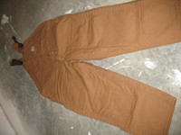 ***BRAND NEW WITH TAGS***CARHARTT FR LINED WINTER BIBS
