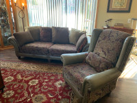 Couch-Chair-Ottoman Living room set