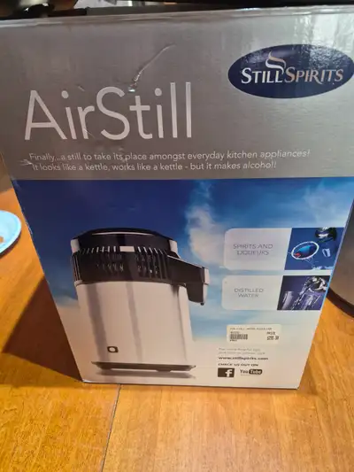 Used air still, works great, no longer using, made by Stillspirits, 120vac