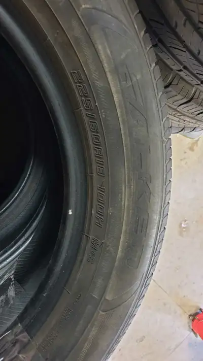 I am offering a set of four Falken Ziex ZE001 A/S summer tires, size 225/60R18 100H M+S, suitable fo...
