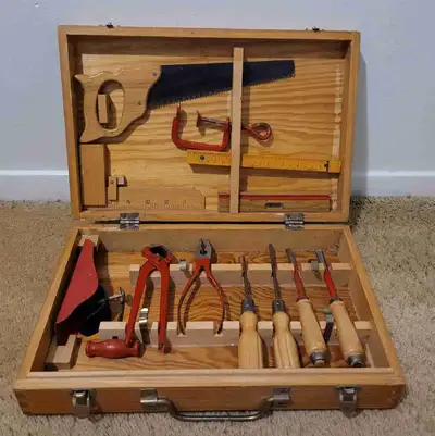 Vintage Kids Toolbox, View more