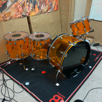 Bonham Zep Ludwig Vistalite Drum Set Shell Pack