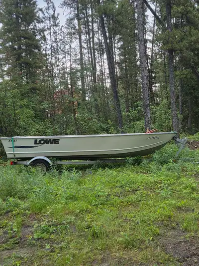 Brand new lowe angler 16ft with easy load trailer 8500 new selling for 6500 3363922
